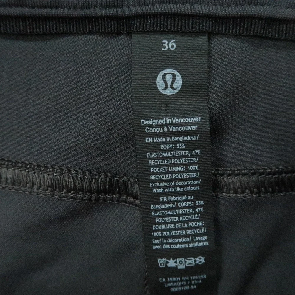 Lululemon Pants Mens 36x28 Obsidian ABC Classic Fit 5 Pocket Warpstreme Trouser